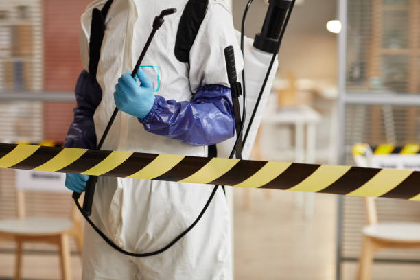 Professional Biohazard Cleanup technician working in Hastings, NE